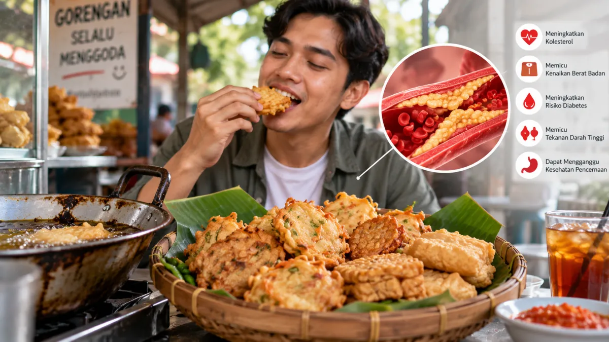 Bahaya Dibalik Nikmatnya Gorengan